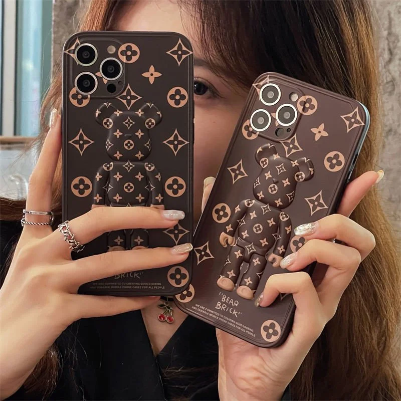 2 Colors Bear Phone Case