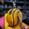 Vegetable Tanned Leather Retro Key Bag Men's And Women's Coin Purse Cowhide Earphone Bag Genuine Leather Waxed Leather Storage Bag