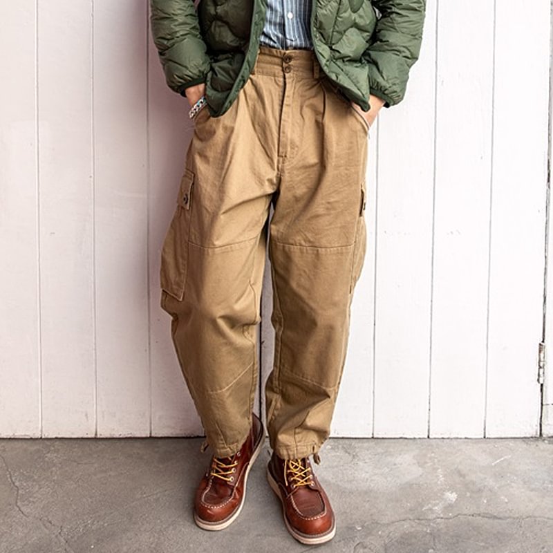 1940's British Army Loose Straight Leg Pants