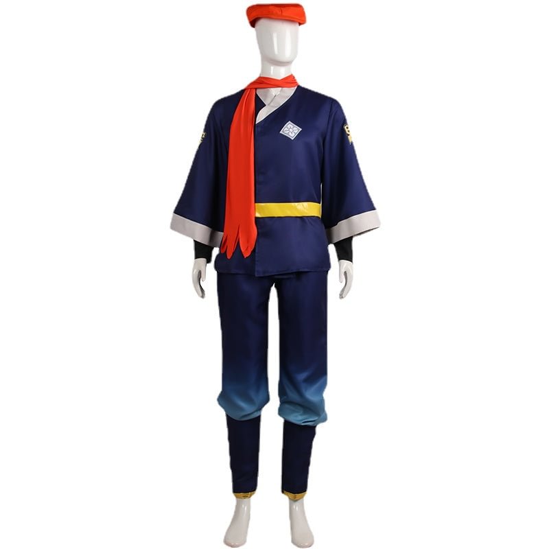 Pokemon Legends: Arceus Male Protagonist Rei Cosplay Costume