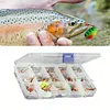 30pcs Metal Spoon Spinner Fishing Lure Artificial Bait for Bass Trout Perch Pike