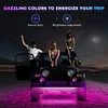 Car Chassis Decoration Colorful Voice-Controlled Atmosphere Light High-Brightness Modified Car Bottom Light Waterproof Flashing Led Streamer Light