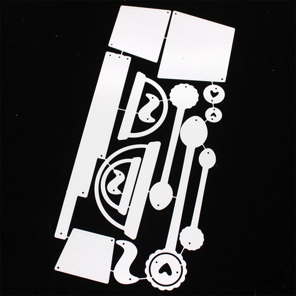 KSCRAFT Layering Coffee Cup Shakers Metal Cutting Dies Stencils for DIY Scrapbooking Decorative Embossing DIY Paper Cards