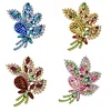 4Pcs Diamond Painting Butterfly Brooch for Wedding Party Gift