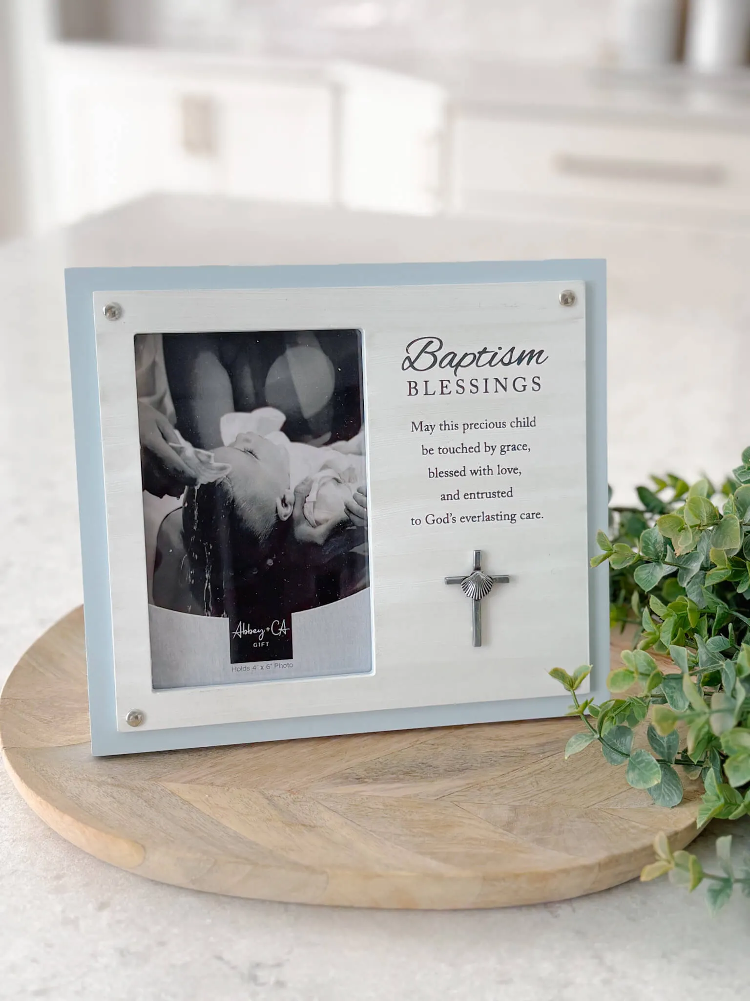 Baptism Frame - Blue