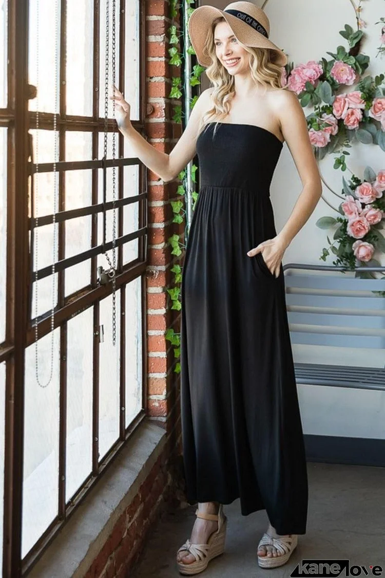 Heimish Full Size Strapless Maxi Dress