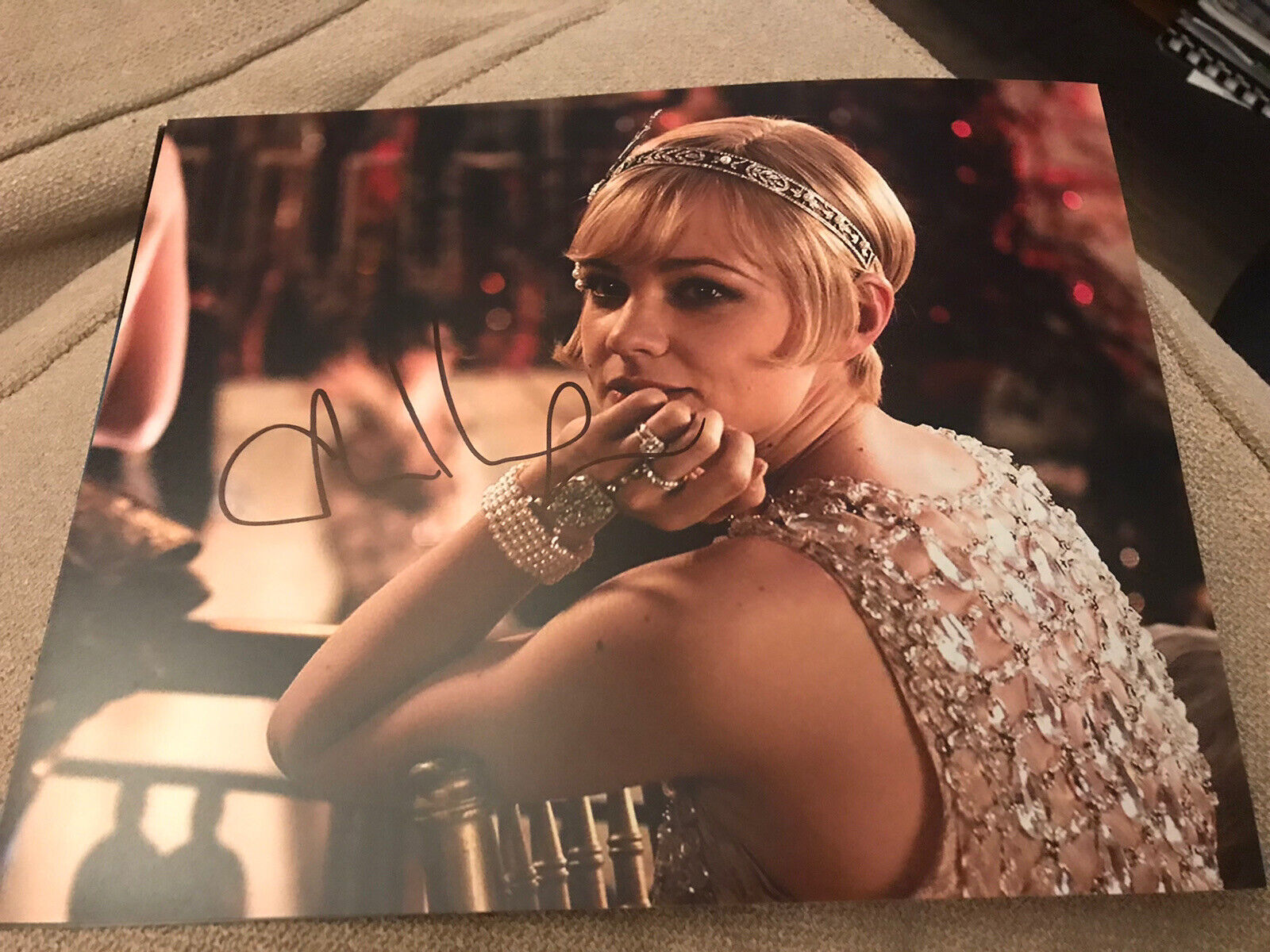 Carey MULLIGAN - The Great Gatsby - 10x8 Photo Poster painting Hand Signed Autograph