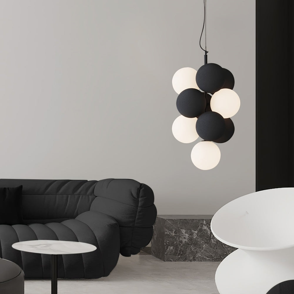Nordic Black & White Bubble Pendant Light