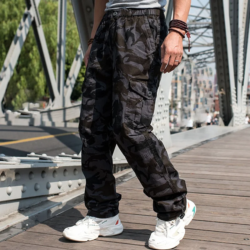 Casual Camouflage Multi-Pocket Cargo Pants