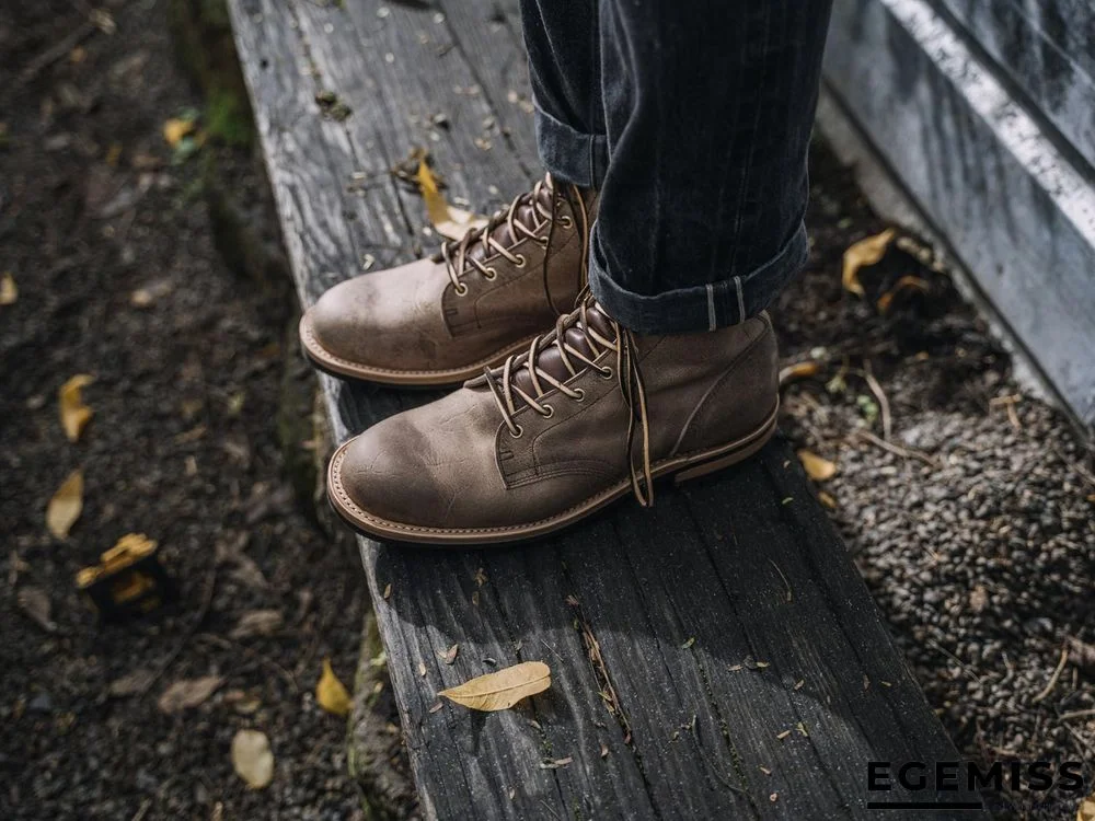 Cow Split Leather Men Boots Comfortable Boots Men Footwear Rubber Ankle Boots Men's Shoes | EGEMISS