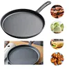 26cm Cast Iron Round Griddle Easy To Clean Flat Skillet Frying Pan for Cooking