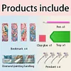 4Pcs DIY Dream Catcher Bird Special Shape Diamond Painting Bookmark