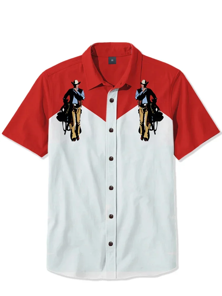 Suitmens 100% Cotton - Smoking Cowboy  Shirt
