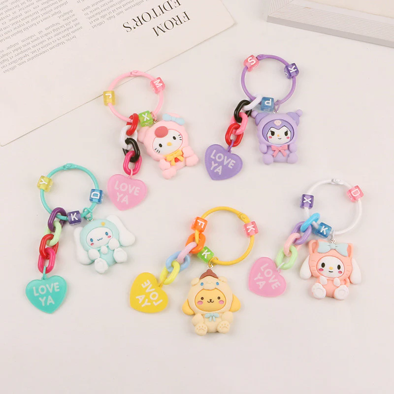 Cute Cartoon Doll Keychain