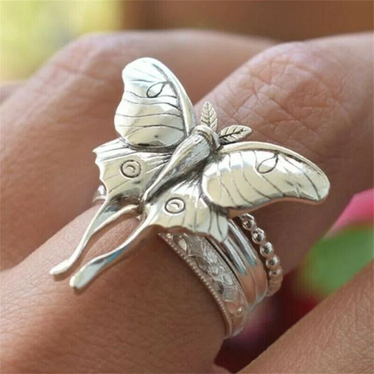 925 Vintage Butterfly Ring🦋