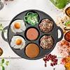 7-Cup Cast Iron Egg Frying Pan Non Stick Pancake Pan Omelet Pan Egg Cooker