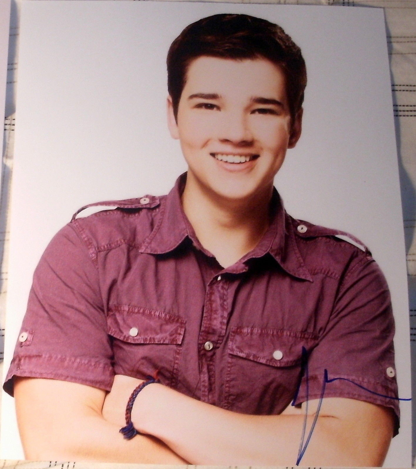 NATHAN KRESS SIGNED AUTOGRAPH iCARLY