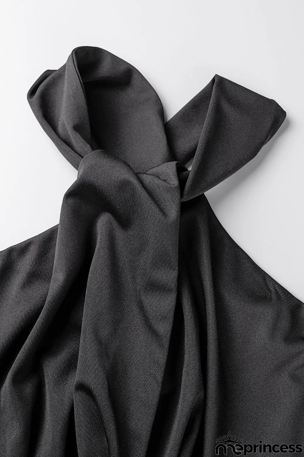 Blue Casual Solid Patchwork Backless With Belt V Neck Regular Jumpsuits