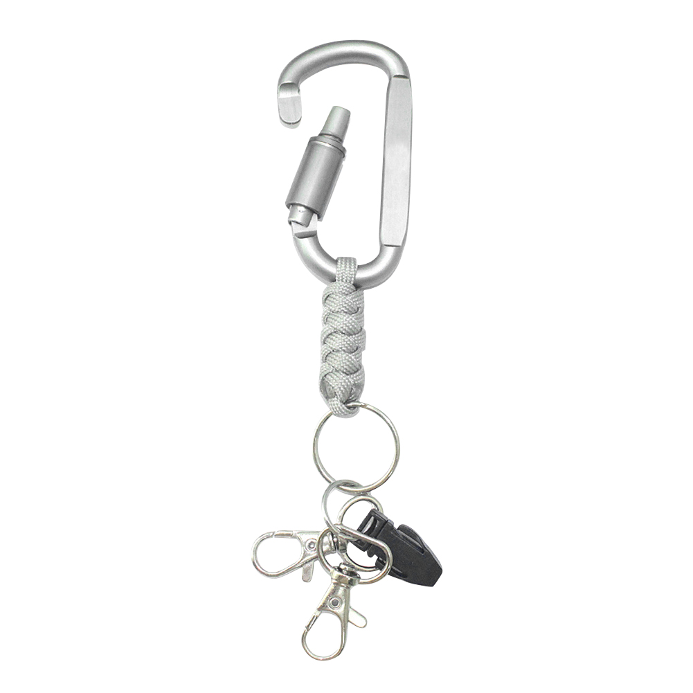 

Outdoor Keychain Camping Survival Paracord Cord Rope Emergency Carabiner, 501 Original
