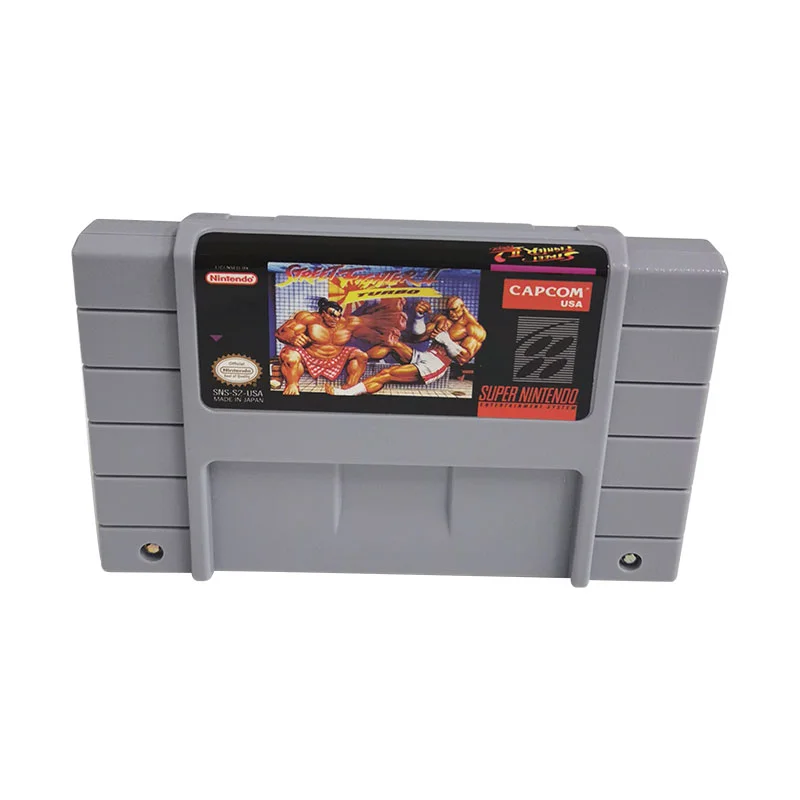 Street Fighter II Turbo: Hyper Fighting SNES For Super Nintendo Entertainment System - 16 Bit US Version Game Cartridge