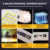Work Light Rechargeable Night Market Light with Hook for Car Repairing/Emergency