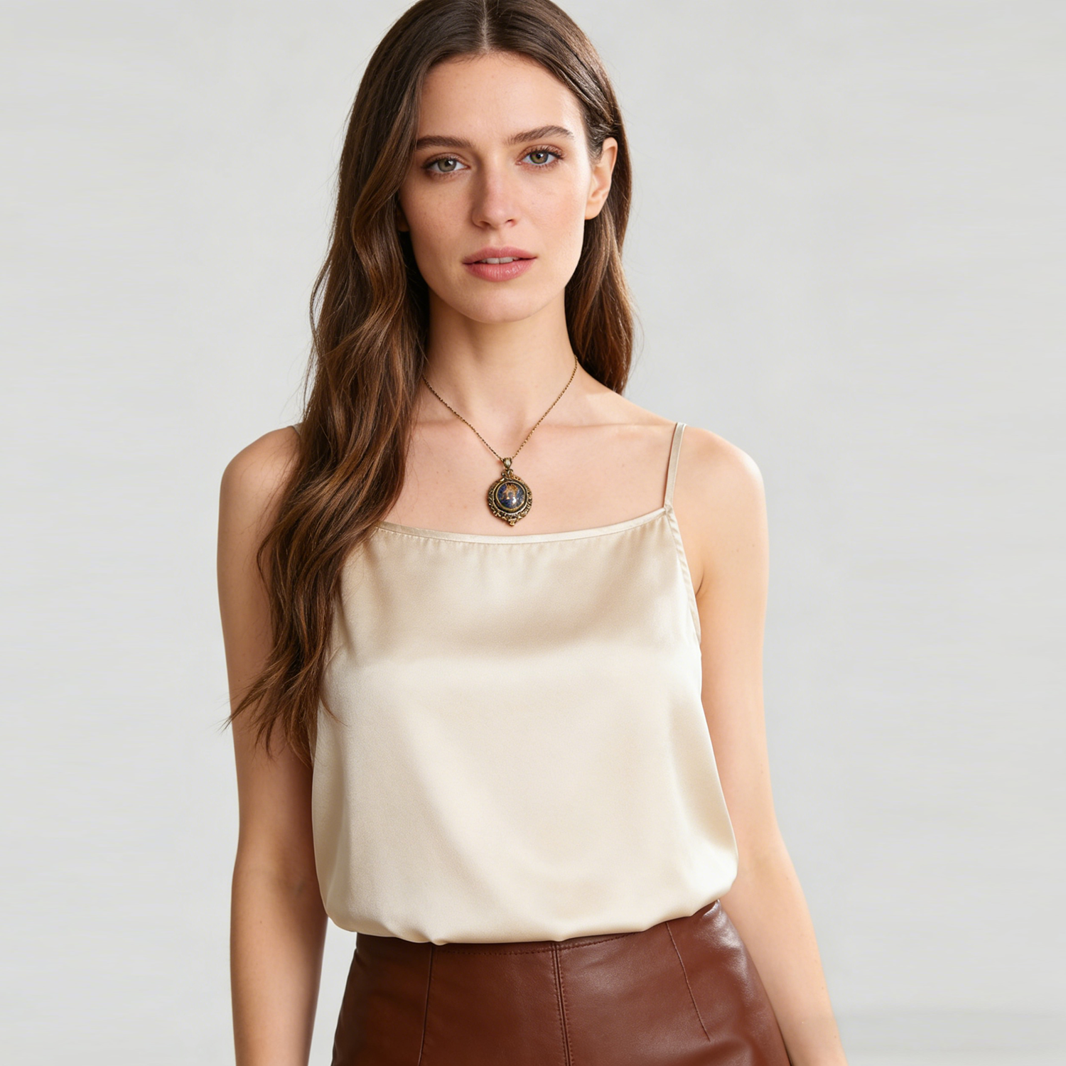Silk Stretch Camisole Top For Women REAL SILK LIFE