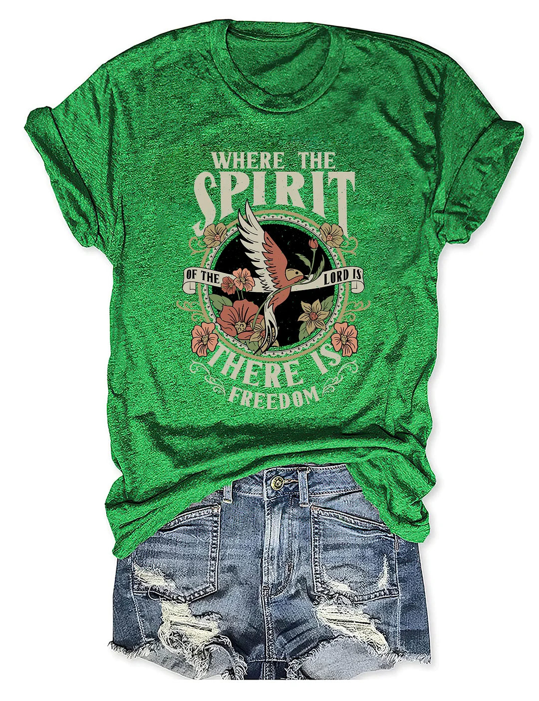 Where The Spirit Of The Lord Is There Is Freedom T-Shirt