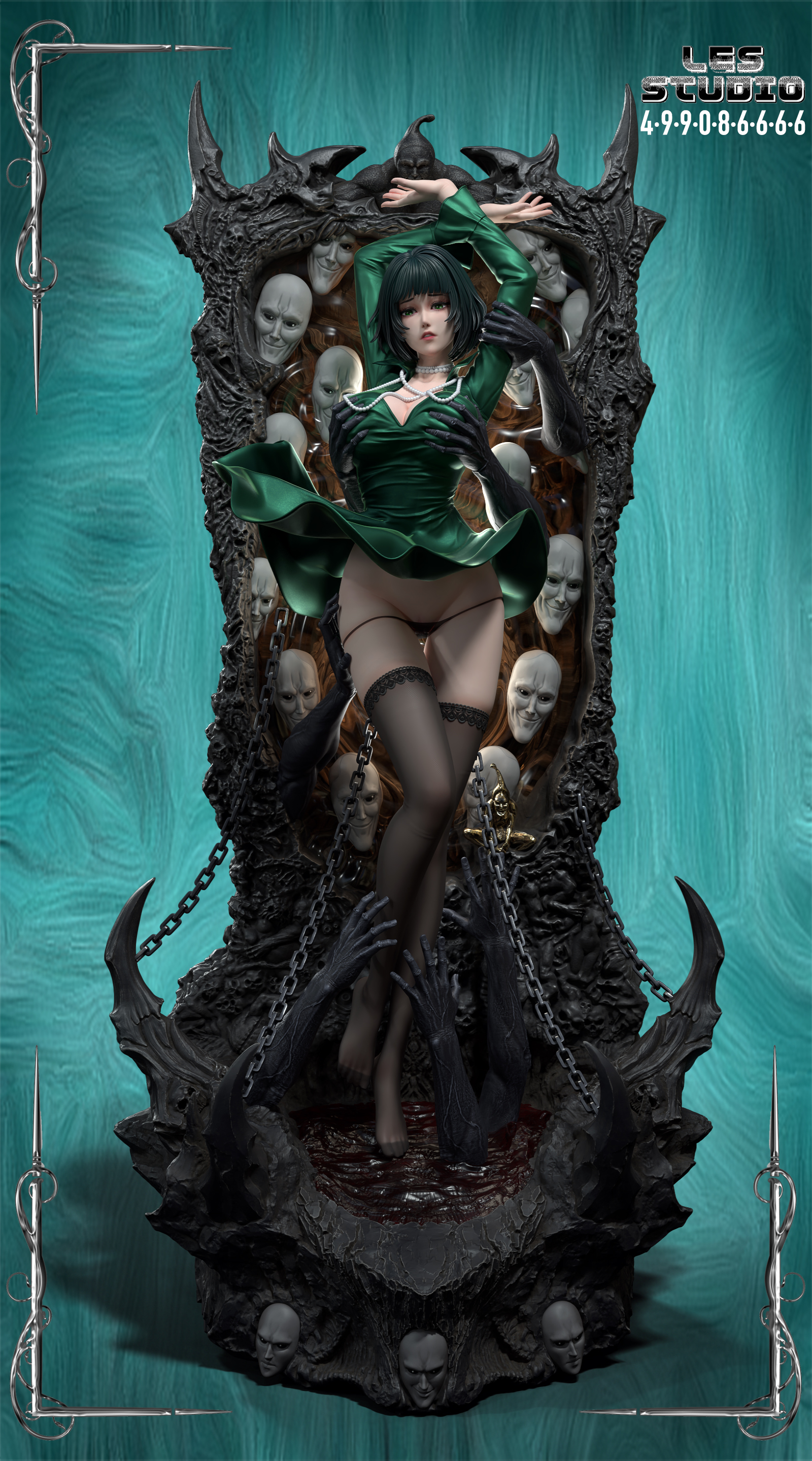 PRE-ORDER LES STUDIO One Punch Man Fubuki 1/4 Statue(GK) (Adult 18+）