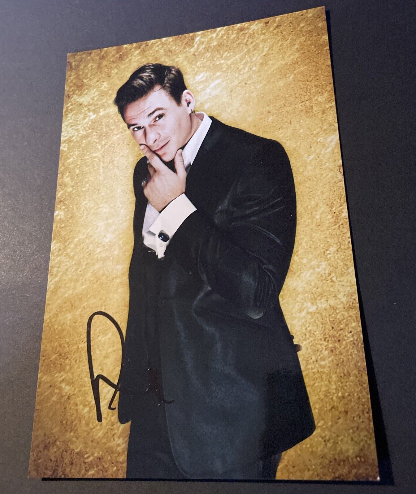 LEE RYAN - BLUE Photo Poster painting HAND SIGNED 6x4 Photo Poster painting Autograph Musician Band Singer Pop