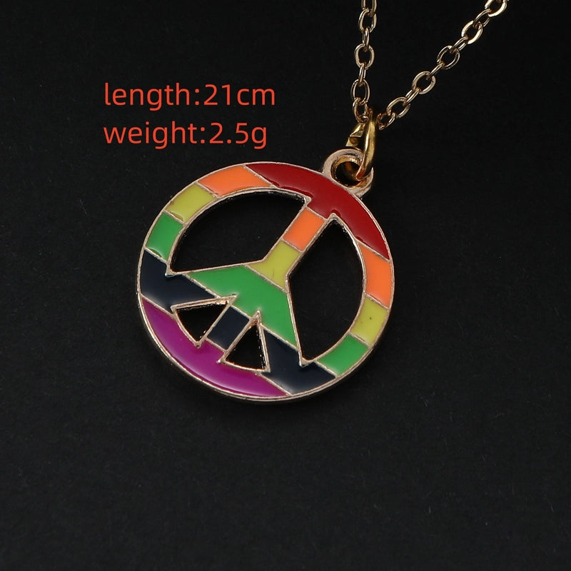 Casual Minimalist Symbol Alloy Hollow Out Women’s Pendant Necklace