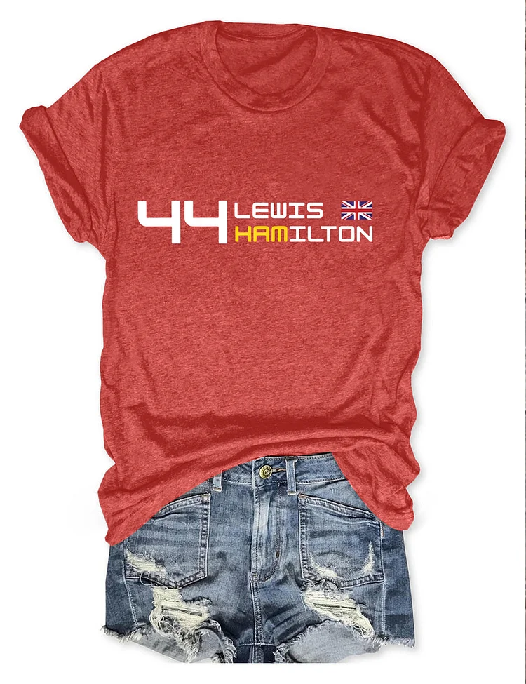 Lewis Hamilton Ferrari F1 2025 T-Shirt