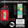 WOYO CTB007 TRUCK 24V to 12V-14.5V Converter for Heavy Duty Truck OBD2 Diagnostic Scanner Protection, LCD Display Digital Vrms (True Voltage) of OBD 2 16 PINs