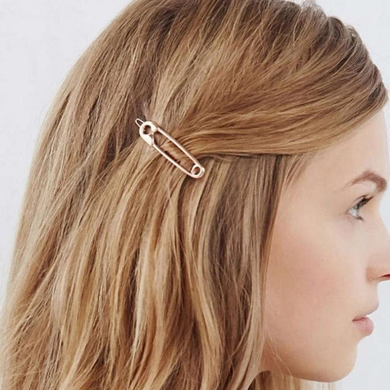 Style Simple Pin Shape Hairpin Side Clip Bangs Clip One-word Clip Hair Accessories Mini Hairpin Headwear Women's Hair