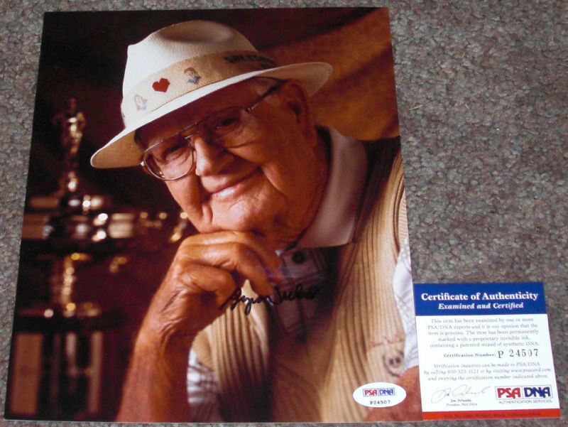 US OPEN!!! LEGEND Byron Nelson Signed Classic Golf PGA 8x10 Photo Poster painting #1 PSA/DNA