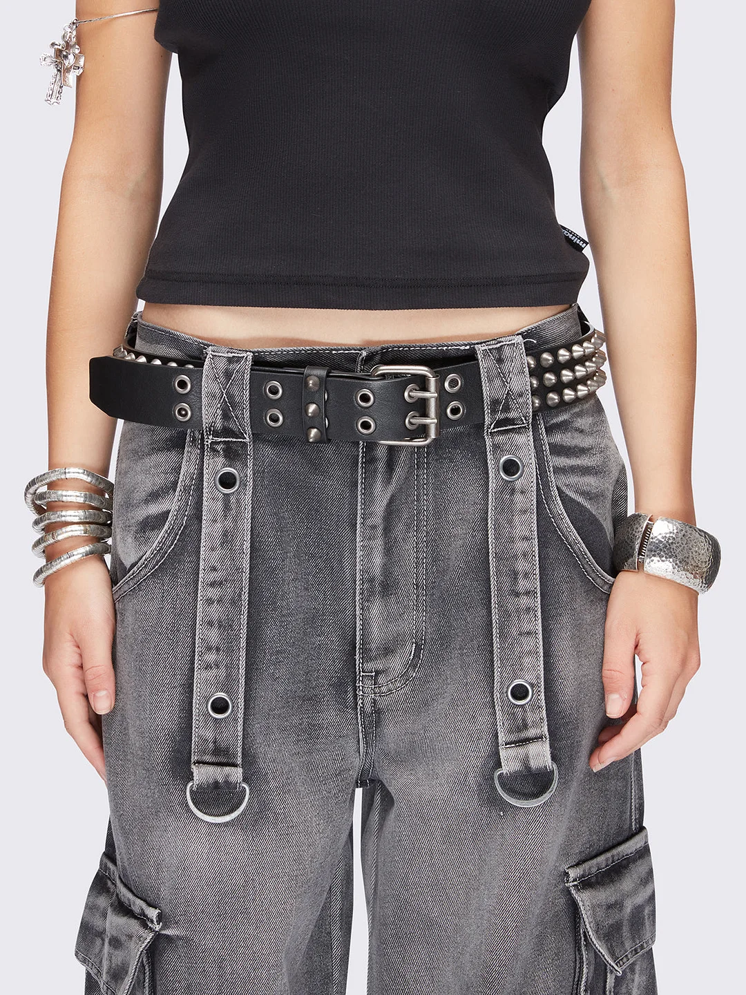 Brutal Spike Studded Belt