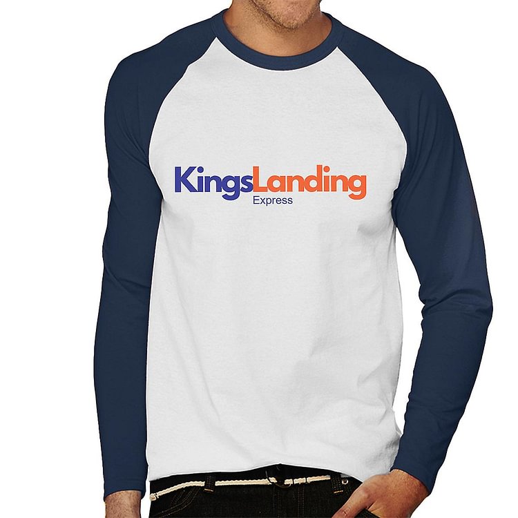 Fedex Logo Kings Landing Game Of Thrones Men's Baseball Long Sleeved T-Shirt