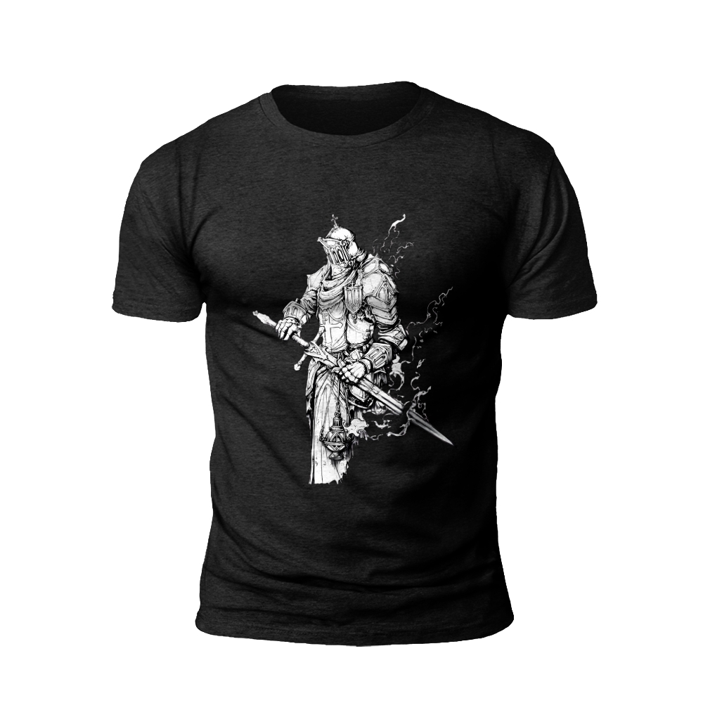 Knight's Valor: Medieval Warrior T-Shirt