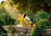 Anniversary Eevee Family Garden Scene - Pokemon Resin Statue - Moon Shadow Studios