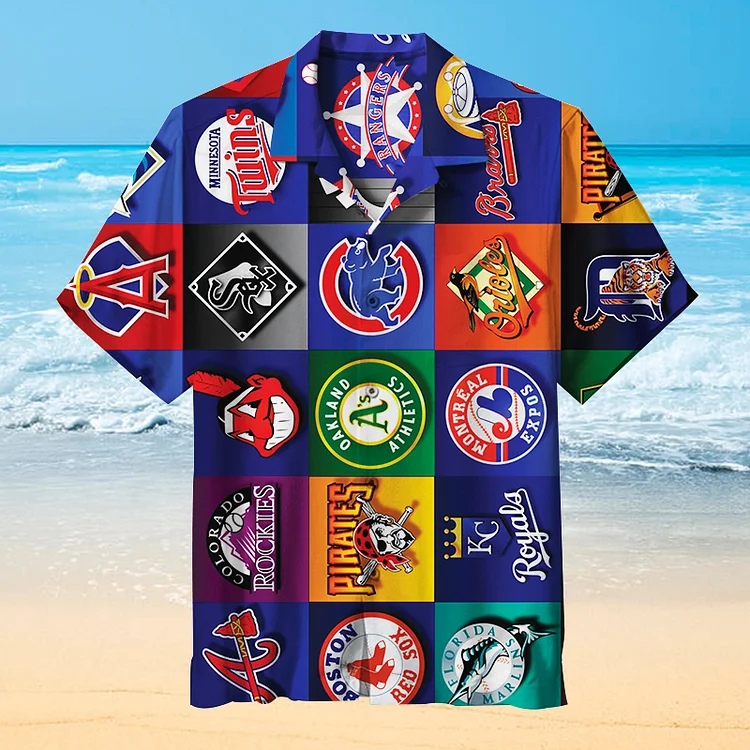 MLB Team Logo |Unisex Hawaiian Shirt