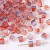 7mm Gradient Crystal Glass Cube Beads DIY Jewelry