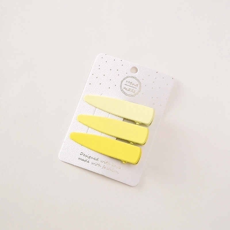 Minimalist Solid Color Alloy Hollow Out Hair Clip 1 Set