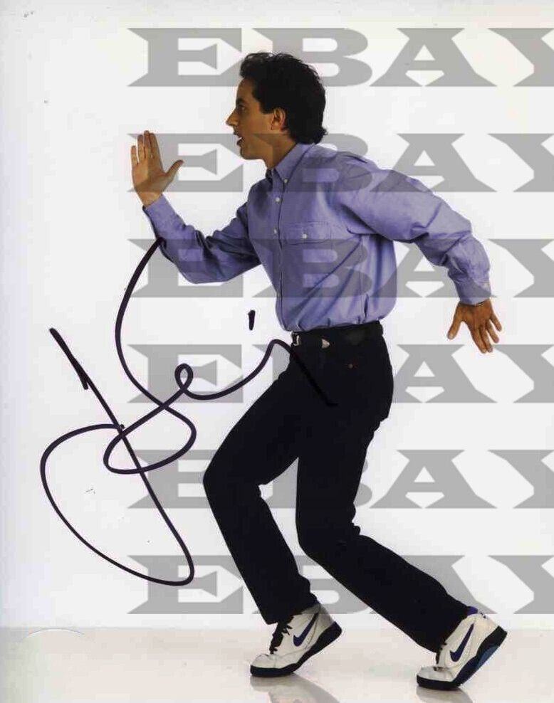 Jerry Seinfeld Autographed Signed 8x10 Photo Poster painting Reprint