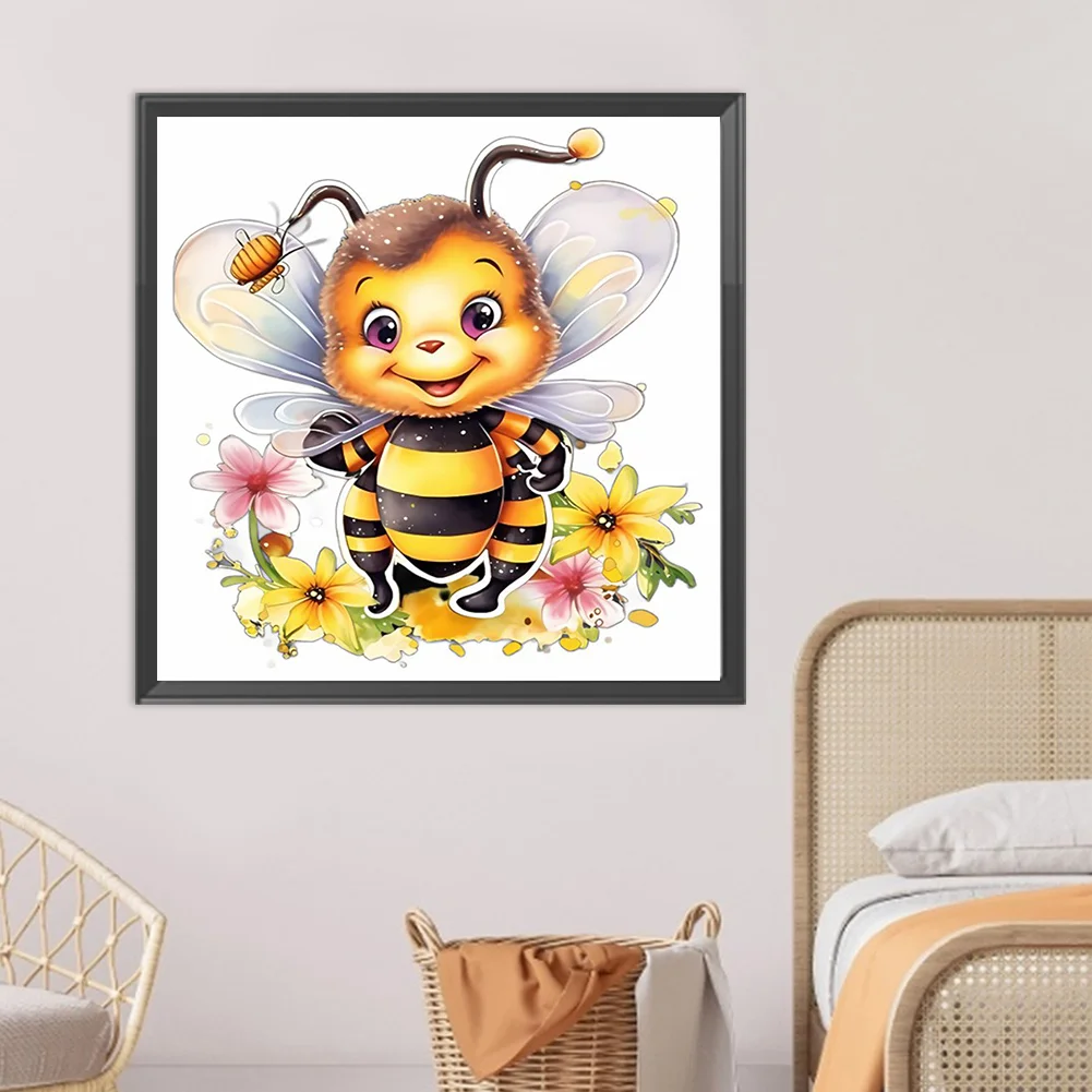 DIY Paint By Number 40*40cm - Hard-Working Bees