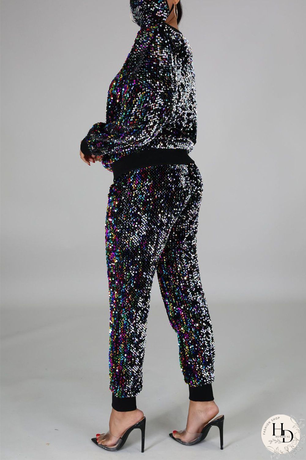 White Fashion Casual Long Sleeve O Neck Regular Sleeve Regular Patchwork Two Pieces