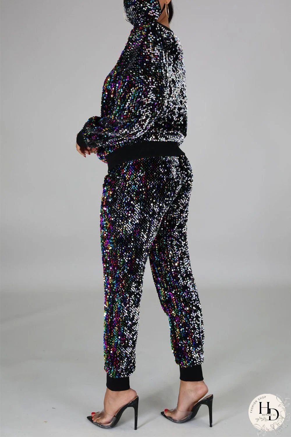 White Fashion Casual Long Sleeve O Neck Regular Sleeve Regular Patchwork Two Pieces