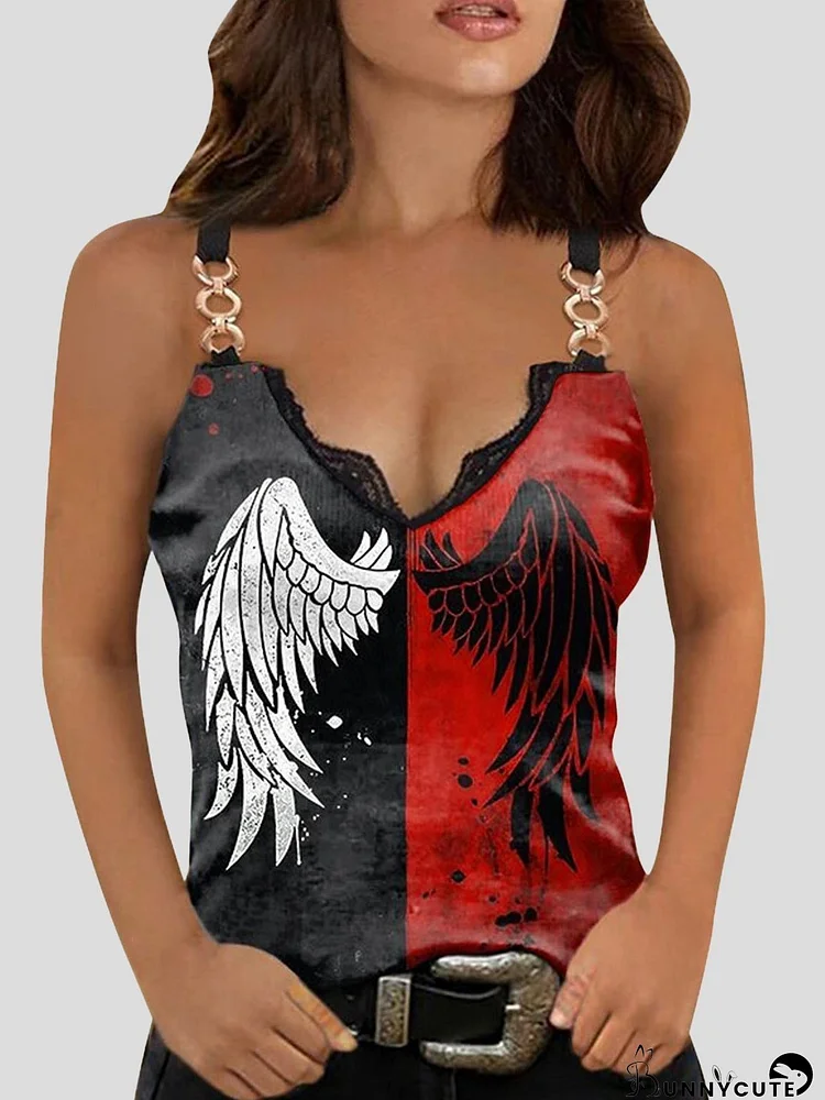 Casual Sleeveless Slim Fit Sling Tank Top for Women