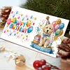 6Pcs anniversaire chien-bricolage carte de voeux