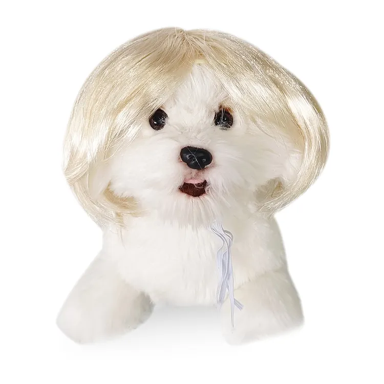 Cute Pet Wig Headband &ndash; Funny Costume Accessory for Dogs & Cats 