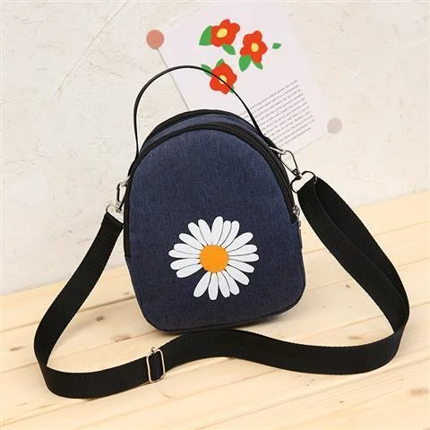 Nylon 2020 New Fashion Flowers All-Match One Shoulder Messenger Canvas Bag Multifunction Mochila Mujer Sac A Dos Bolsa Feminina