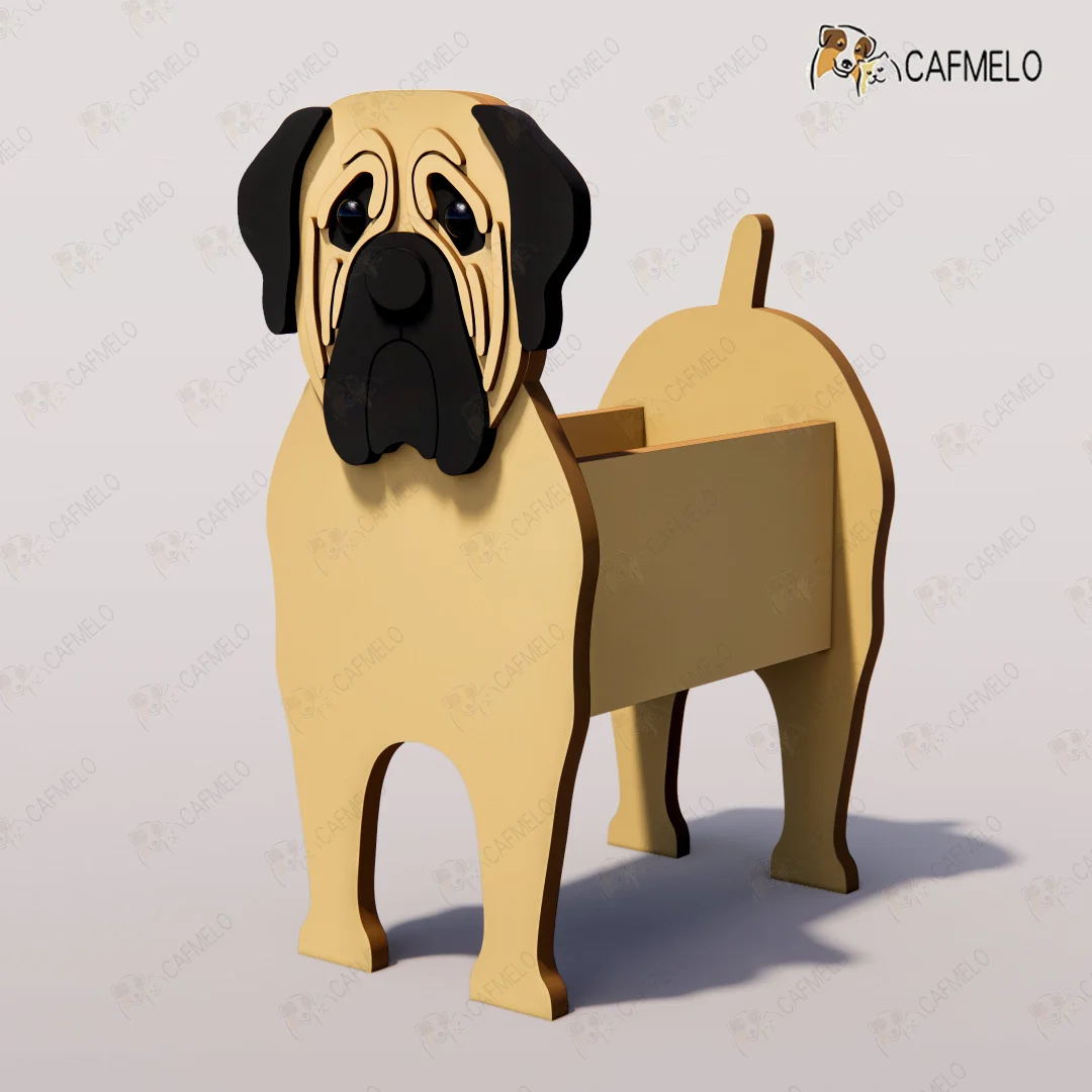 English Mastiff Planter